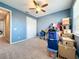 Spacious bedroom with ample storage and a bright window allowing for ample natural light at 15822 Woodland Spring Ct, Orlando, FL 32828