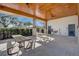 Community pavilion with picnic tables and ceiling fans providing a perfect space to enjoy the outdoors at 1624 Little Wren Ln, Winter Park, FL 32792