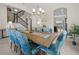 Stylish dining room with a large table and chairs, perfect for Gathering gatherings and dinner parties at 2105 Lake Side Ave, Davenport, FL 33837