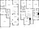 Detailed floor plan showcasing the layout of the home, including bedrooms, living spaces, and kitchen at 2105 Lake Side Ave, Davenport, FL 33837