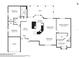 A detailed floor plan of the residence showing the room layout, dimensions, and property flow at 2180 Captain Dr, Deltona, FL 32738