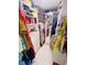 Well-organized walk-in closet with custom shelving and plenty of hanging space at 3118 Crown Jewel Ct, Winter Park, FL 32792