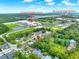 Aerial view showing the home's proximity to St Cloud Middle and High Schools at 324 James Pl, St Cloud, FL 34769