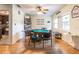 Inviting game room with a round poker table and shelving for games and storage at 3410 Calumet Dr, Orlando, FL 32810