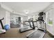 Well-equipped fitness center with modern treadmills, weight machines, and ample space for workouts at 4621 S Atlantic Ave # 7202, Port Orange, FL 32127