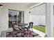 Cozy patio with outdoor seating and colorful rug at 504 Key Haven Dr, Sanford, FL 32771