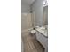 Bathroom with vanity, sink and tub and shower combo with tile flooring at 607 Escondido Ct, Kissimmee, FL 34758