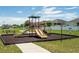 Community playground with slides and picnic tables at 608 Washington Way, Haines City, FL 33844