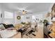 Inviting living room with hardwood floors and an open floor plan at 6505 Dorchester Rd, Lakeland, FL 33809