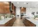 Updated kitchen features an island, stainless steel appliances and plenty of cabinets at 8106 Mabury Ln, Orlando, FL 32832