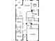 Detailed floorplan showcasing a spacious layout with four bedrooms, three baths, kitchen, and two car garage at 813 River Stone Trl, Sanford, FL 32771