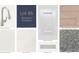 Design selections showcase a faucet, cabinet, wood flooring, countertop, paint, backsplash, and carpet at 813 River Stone Trl, Sanford, FL 32771