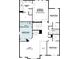 Upstairs floor plan showcasing bedrooms, bathrooms, loft, stairs, and a large owner's bedroom with walk in closet at 825 River Stone Trl, Sanford, FL 32771