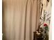 Bathroom featuring a shower curtain and a side table with flowers and decorations at 1022 Love Ln # 35, Apopka, FL 32703