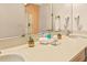 Bright bathroom featuring a vanity, modern fixtures, and ample counter space at 10293 Ebb Tide Ln, Orlando, FL 32821