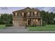 Charming two-story home with a three-car garage, covered porch, and well-maintained landscaping at 11063 Hollow Bay Dr, Winter Garden, FL 34787