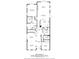 Detailed first floor plan showcasing the layout of the home's living spaces, dimensions included at 11425 Claymont Cir, Windermere, FL 34786