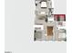 Second floor plan showing the bedroom layouts and the arrangement of bathrooms at 11425 Claymont Cir, Windermere, FL 34786