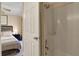 Clean bathroom with shower, modern fixtures, and access to the bedroom at 145 Oyster Bay Cir # 140, Altamonte Springs, FL 32701