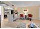 Open-concept living area with a kitchen view and stylish decor at 145 Oyster Bay Cir # 140, Altamonte Springs, FL 32701