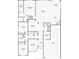 Detailed floor plan showcasing the layout of the home, including bedrooms, bathrooms, and living spaces at 1540 Orange Valley Rdg, Ocoee, FL 34761