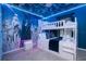 Stylish bedroom featuring bunk beds and Star Wars themed decor at 16061 Blue Wave Way, Clermont, FL 34714