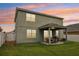 Spacious backyard with covered patio, great for outdoor entertaining at 16440 Centipede St, Clermont, FL 34714