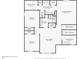 Second floor plan featuring bedrooms, bathrooms, closets, laundry room, and bonus room at 16440 Centipede St, Clermont, FL 34714