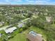 Scenic aerial view showing a residential area with lush greenery and neighborhood homes at 2050 Anne Cir, South Daytona, FL 32119