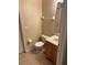 Small bathroom featuring a vanity and standard toilet with tile flooring at 223 Palermo St, Davenport, FL 33897