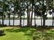 Picturesque lake view framed by mature trees and lush greenery offering a tranquil setting at 25210 Northlake Dr # 210, Sanford, FL 32773