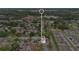Real estate aerial showing proximity to neighborhood amenities, local lakes, and nearby shopping at 2541 Leeward Way, Winter Park, FL 32792