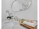 Close up of bathroom counter featuring stylish décor and modern sink fixtures at 2541 Leeward Way, Winter Park, FL 32792