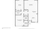 Floor plan of single story home with one primary bedroom and secondary bedroom at 2541 Leeward Way, Winter Park, FL 32792
