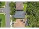 Aerial view of the property showcasing the roof and neighborhood at 2604 Bullion Loop, Sanford, FL 32771