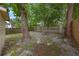 Large, tree-filled backyard with a privacy fence at 309 Kirkcaldy Dr, Winter Springs, FL 32708