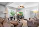 Bright living room with modern decor, lots of natural light, and cozy seating arrangements at 3824 Johnson St, Orlando, FL 32805
