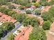 Aerial view showcasing the community pool and amenities near the villa at 8035 Bayside View Dr, Orlando, FL 32819