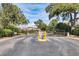 A gated entry with a security checkpoint ensures privacy and exclusivity for the Sandpointe community at 8035 Bayside View Dr, Orlando, FL 32819