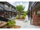 Courtyard view featuring lush greenery and open walkways between units at 851 Miles Ave # 8, Winter Park, FL 32789