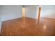 Bright and spacious living room with sleek, modern flooring perfect for entertaining and relaxing at 851 Miles Ave # 8, Winter Park, FL 32789