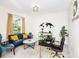 Inviting living room featuring modern decor, stylish furniture, and ample natural light at 9106 Cut Shot Dr, Winter Garden, FL 34787
