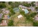 Aerial view of community park with tennis courts, basketball court, pool, and recreational facilities at 1115 Marni Ridge Ct, Kissimmee, FL 34747