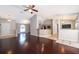 Bright living area with hardwood floors, open to kitchen, perfect for modern living at 1115 Marni Ridge Ct, Kissimmee, FL 34747
