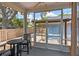 Enclosed patio with a table and chairs at 1407 S Palmetto Ave, Sanford, FL 32771
