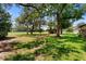 Expansive green backyard featuring a lush lawn and mature trees at 154 Golf Club Dr # 154, Longwood, FL 32779