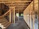 Unfinished interior showcasing framing, concrete floor, and block wall construction at 1646 Cane Bamboo Drive, St Cloud, FL 34771
