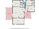 Floor plan showcasing dimensions of the home including the garage, kitchen, living room, and primary bedroom at 407 Ventura Dr, Sanford, FL 32773