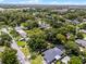 Aerial view of a residential area with homes nestled among lush trees and greenery, enhancing the sense of community at 424 E Muriel St, Orlando, FL 32806