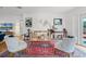 Open living room with stylish decor, comfortable seating, and ample natural light at 424 E Muriel St, Orlando, FL 32806